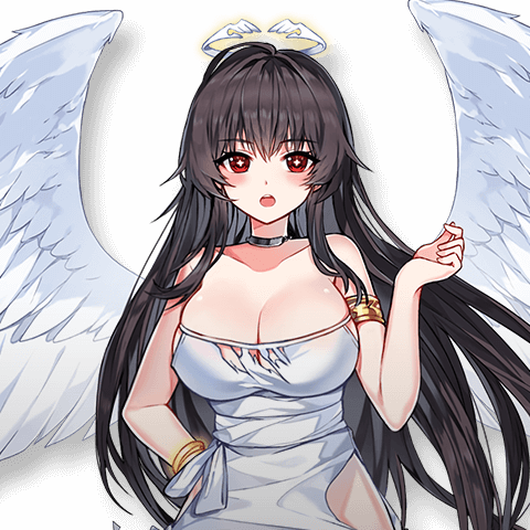 lily white angel artwork